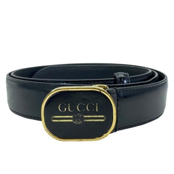Gucci Belt Accessories Small Logo Leather Black main image 7